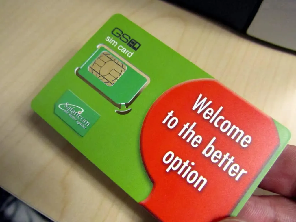 Safaricom M-Pesa SIM card — Kenya's best mobile network for tourists